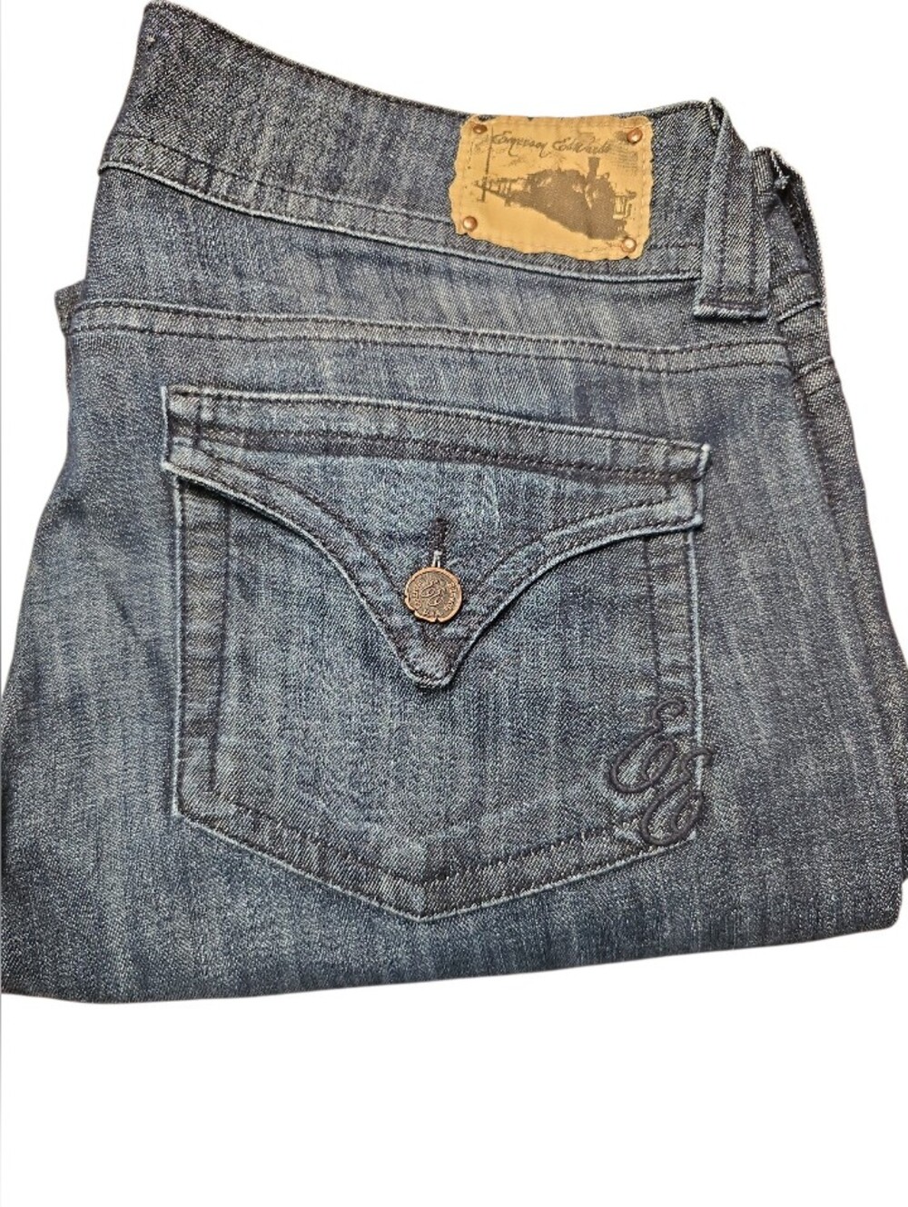 Emerson Edwards Indigo Boot Cut Jeans 32 - Picture 4 of 4